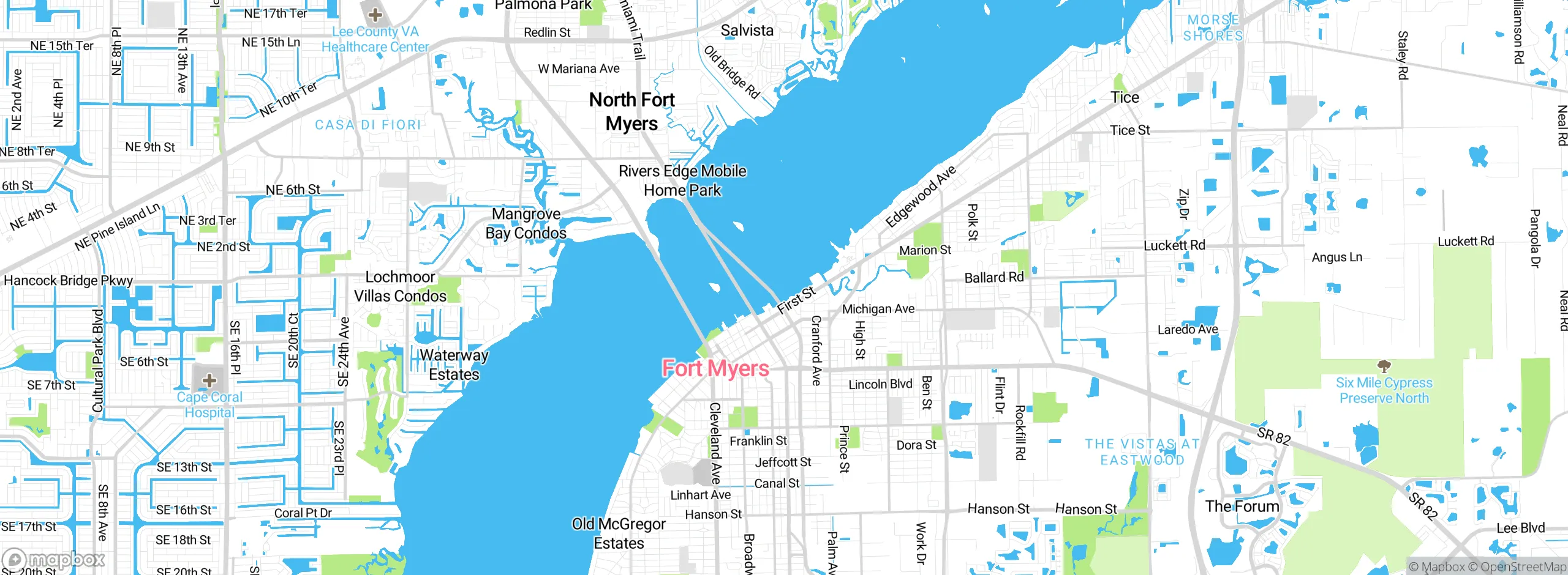 Map showing approximate location