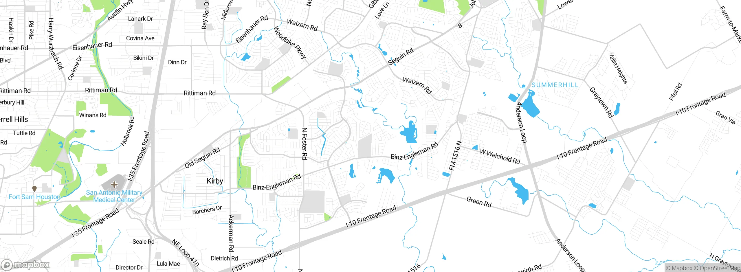 Map showing approximate location