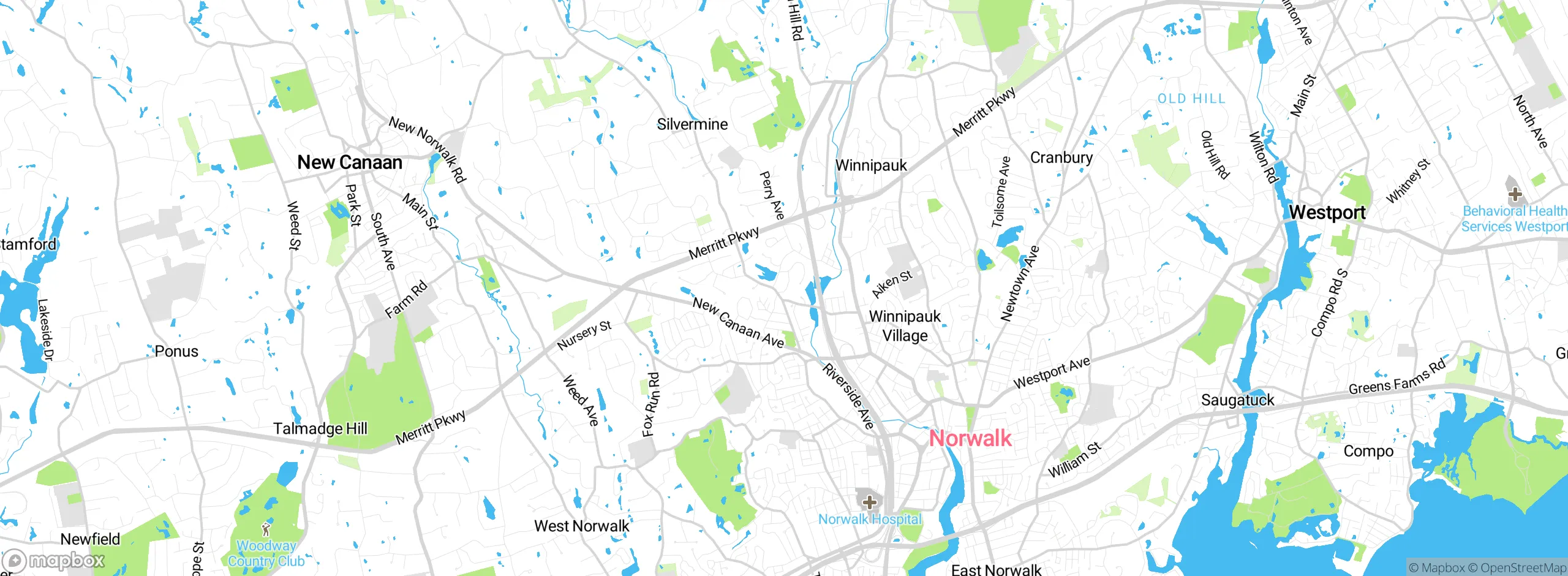 Map showing approximate location