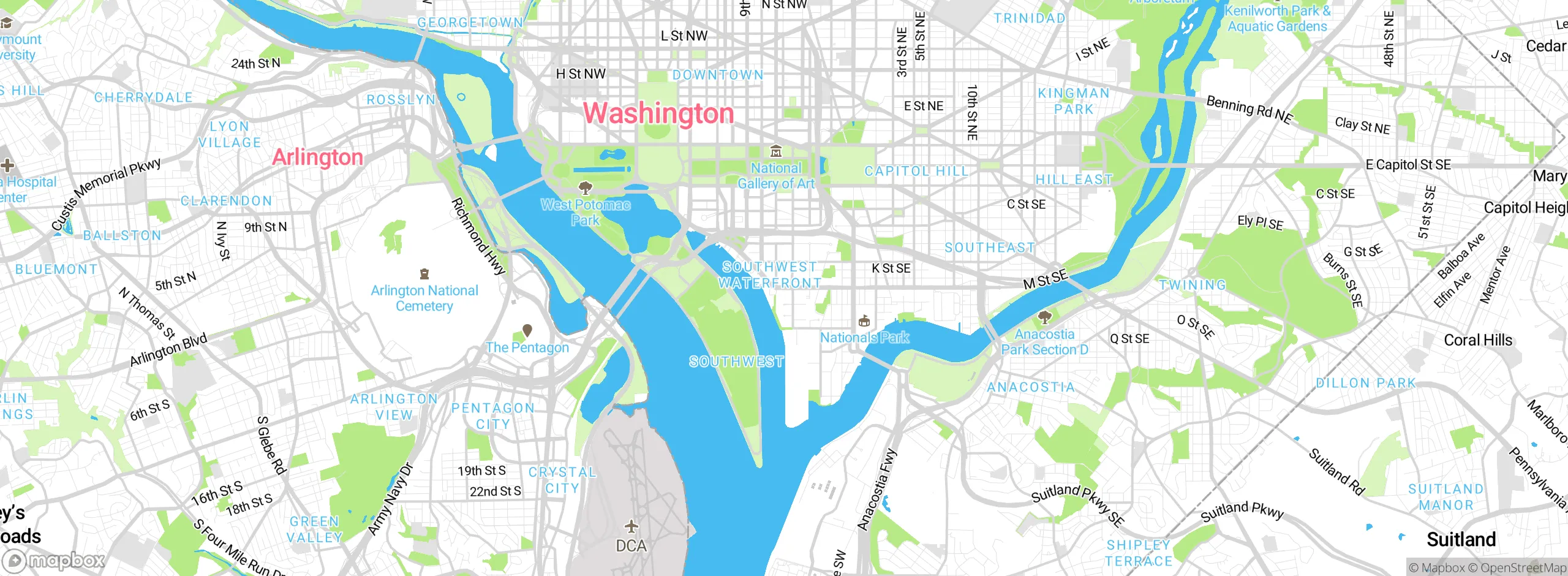 Map showing approximate location
