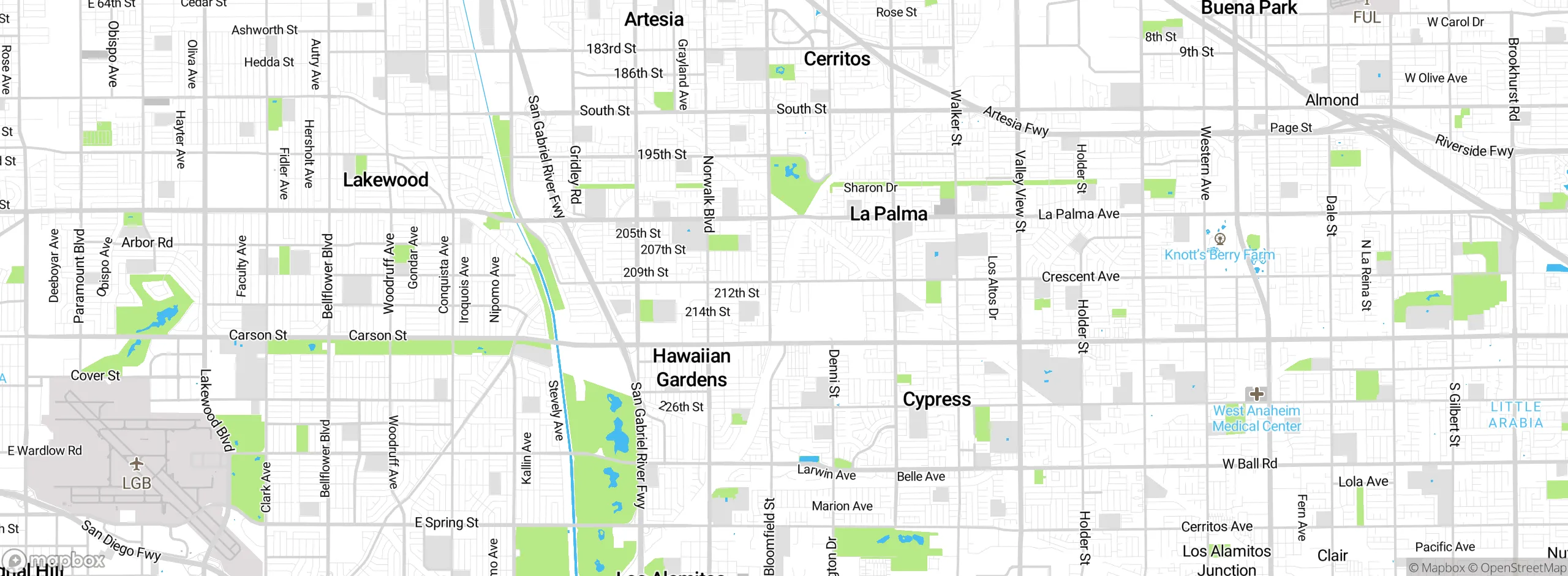 Map showing approximate location