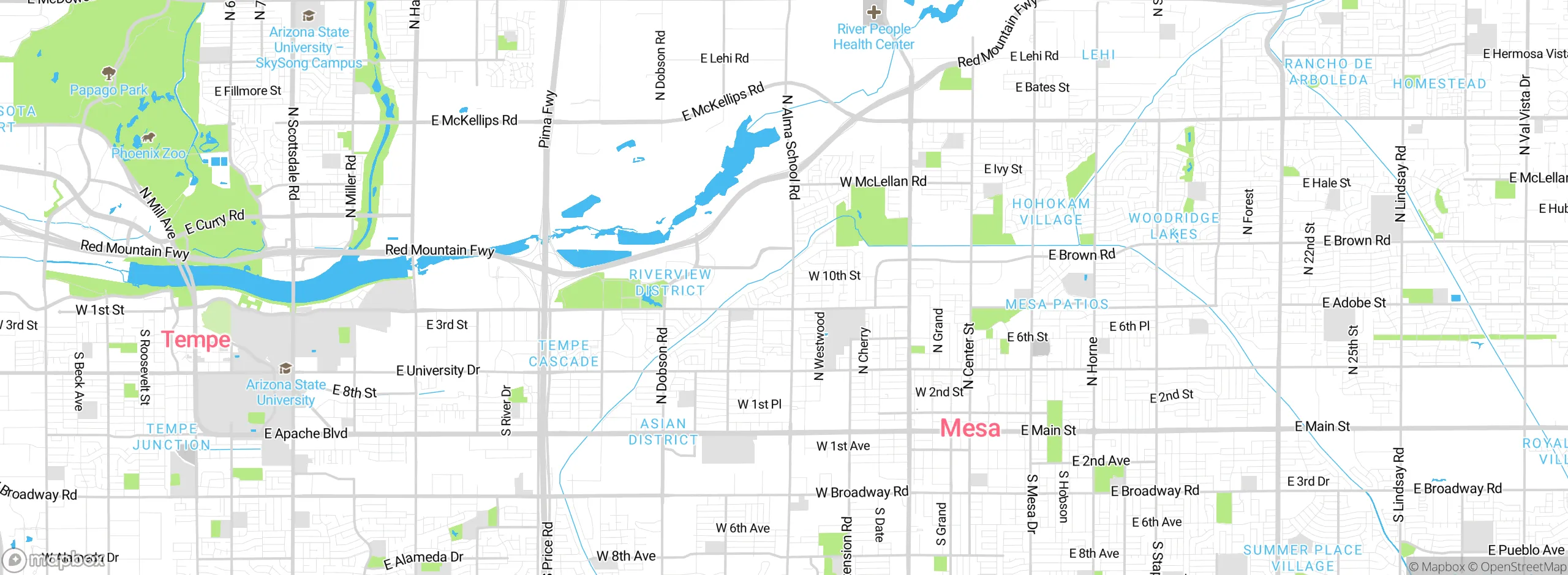 Map showing approximate location