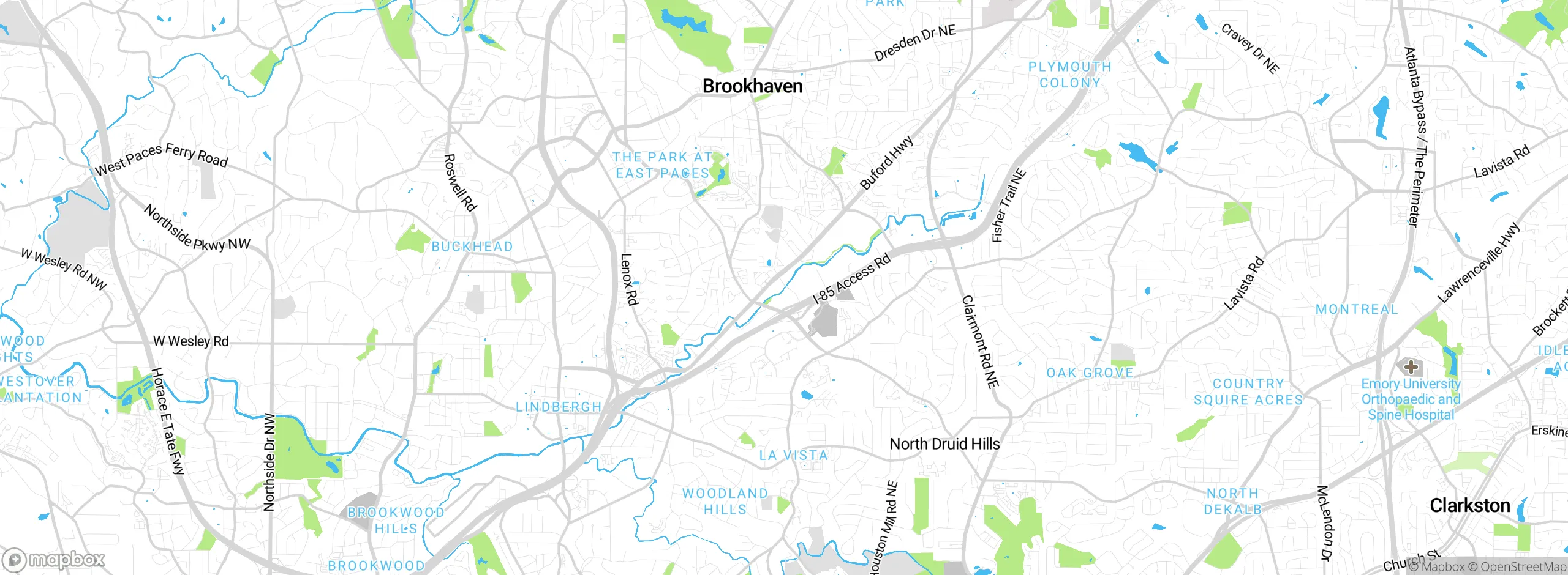 Map showing approximate location