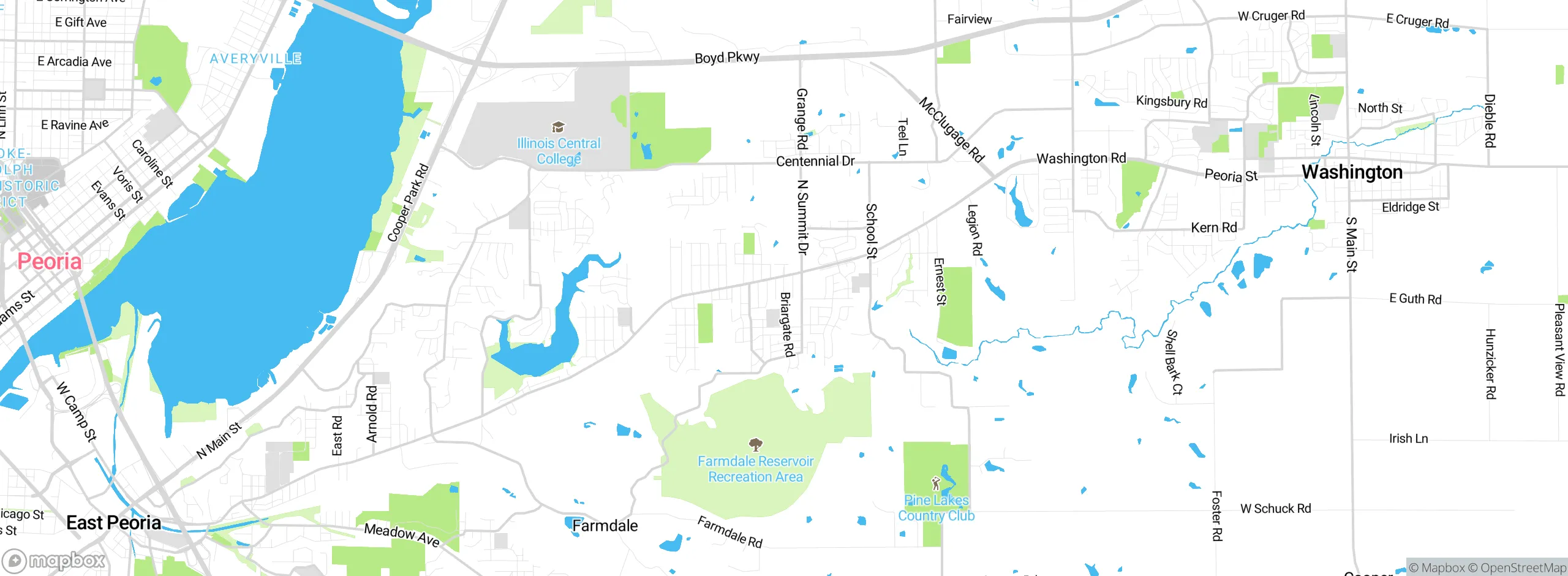 Map showing approximate location