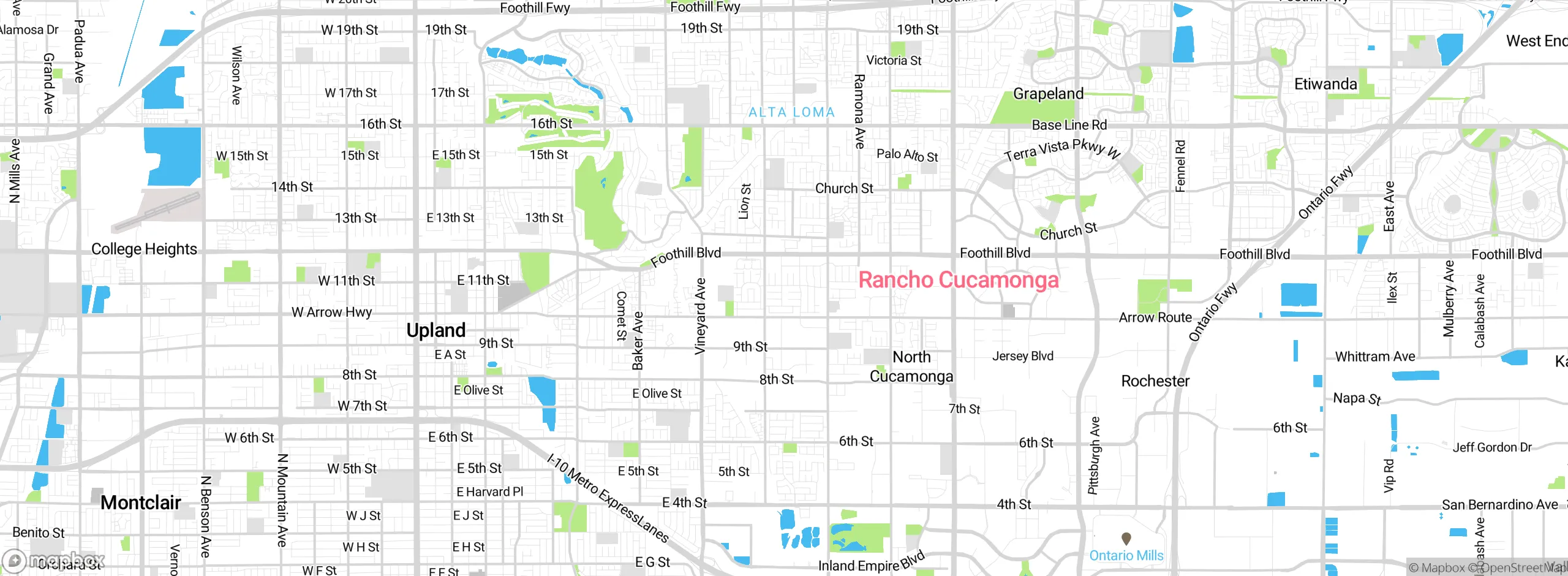 Map showing approximate location