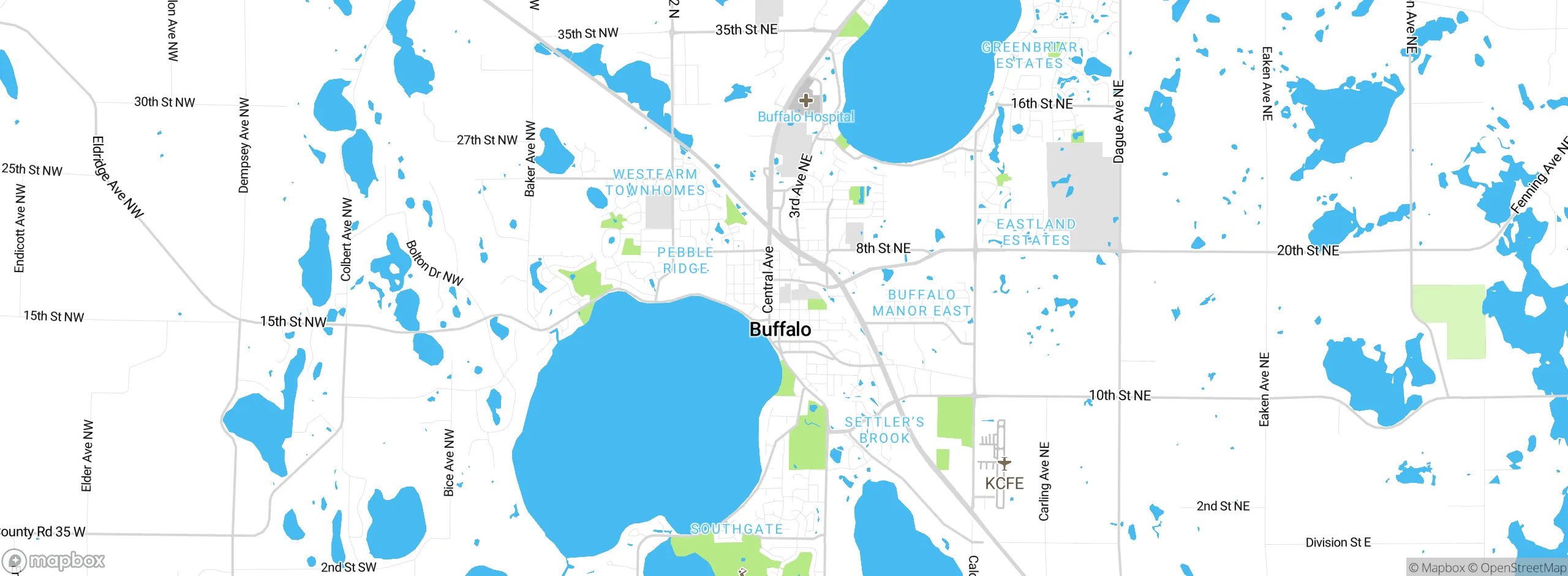 Map showing approximate location