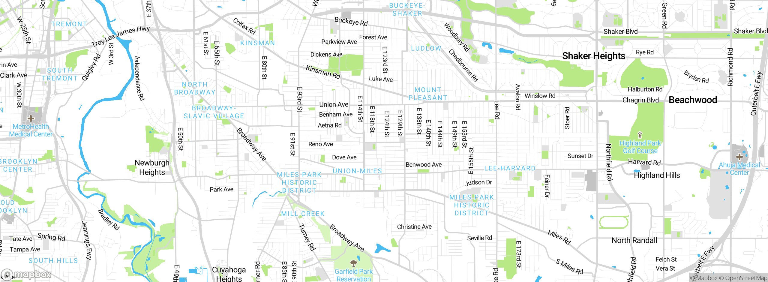 Map showing approximate location