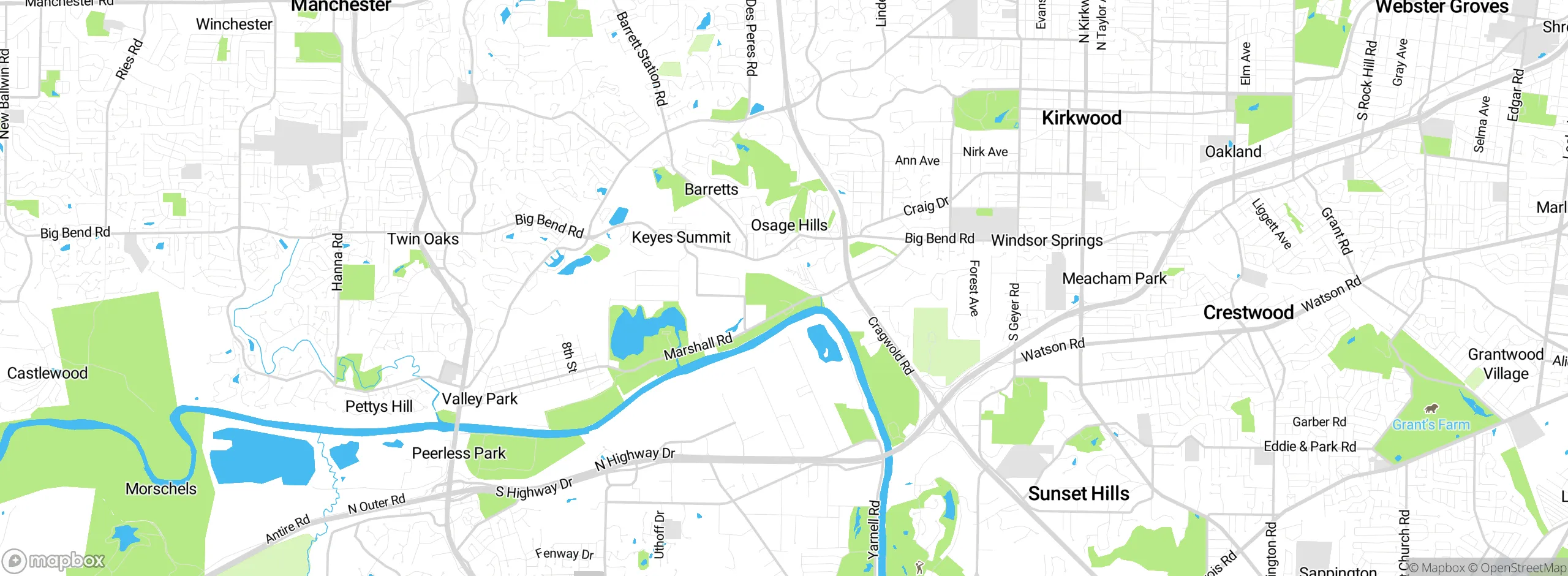 Map showing approximate location