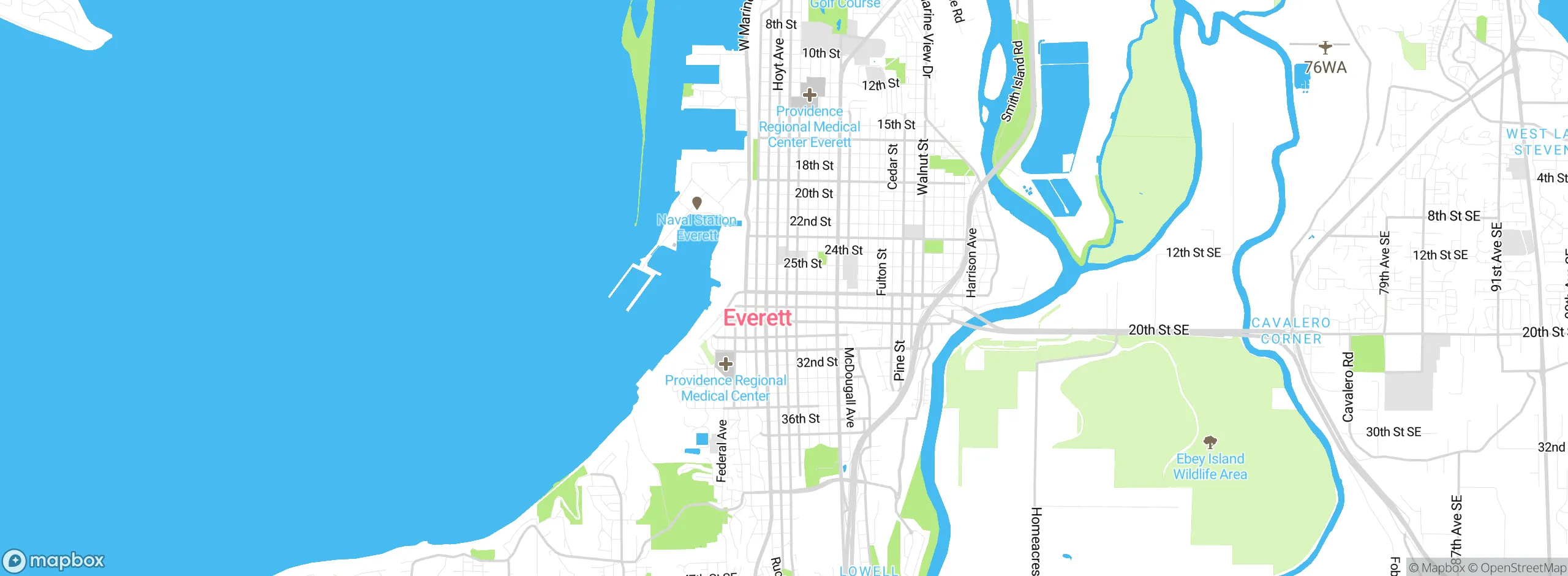 Map showing approximate location