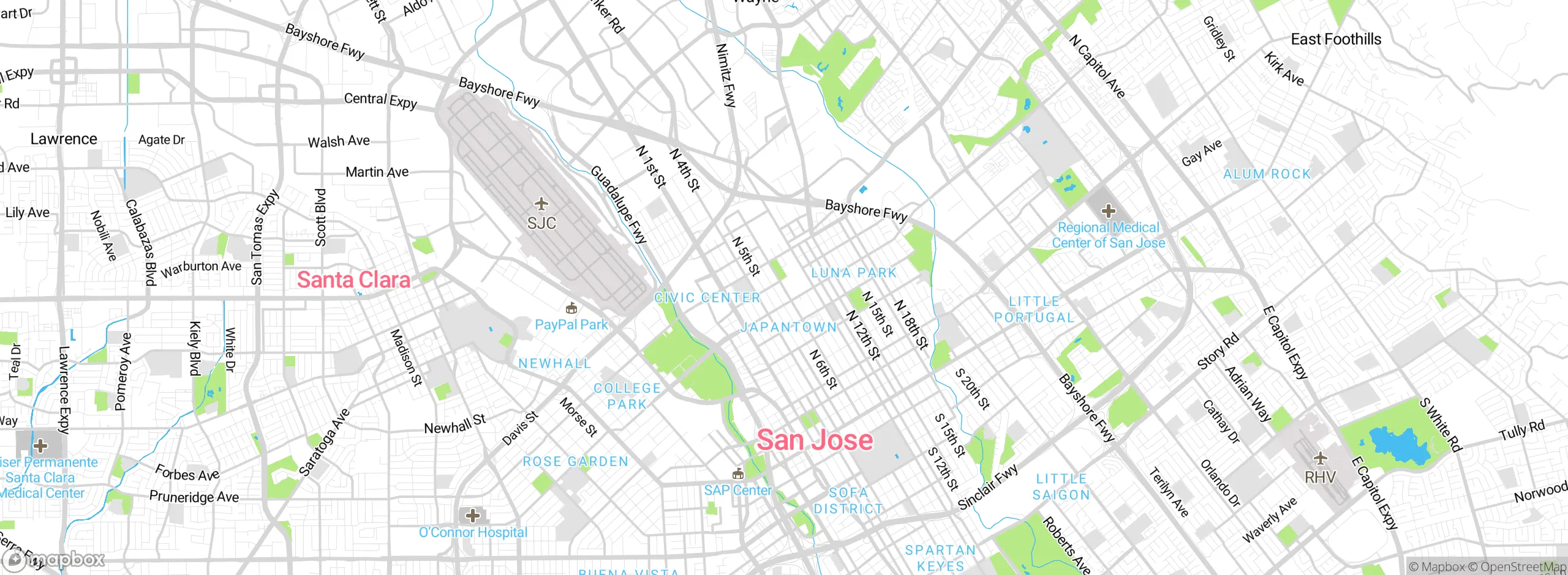 Map showing approximate location