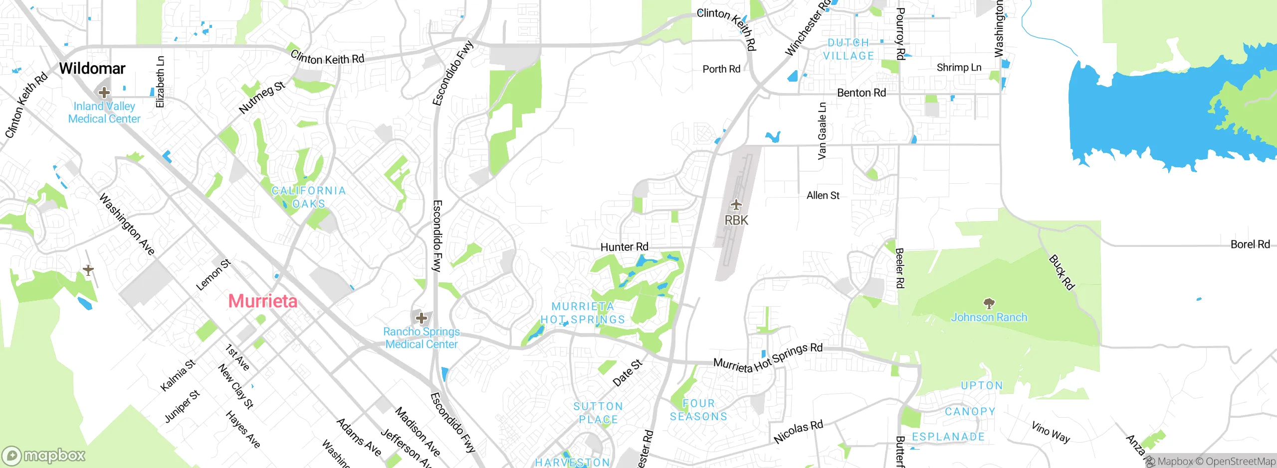 Map showing approximate location