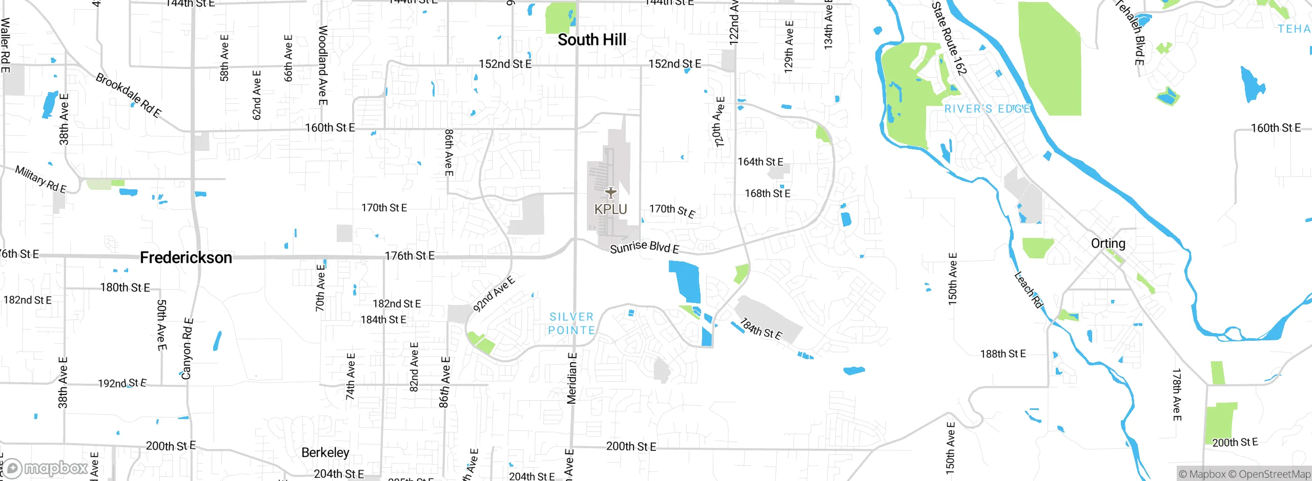 Map showing approximate location
