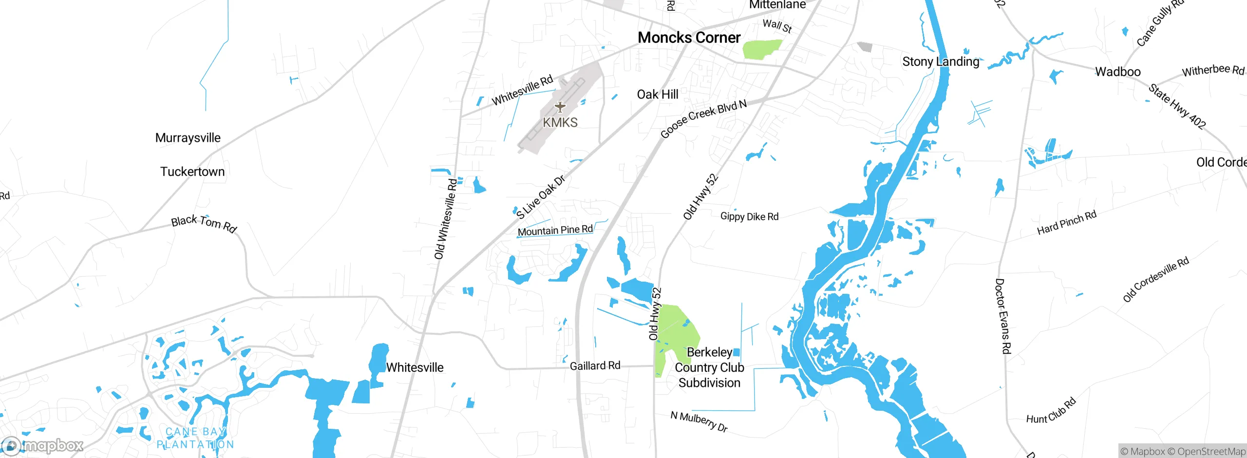 Map showing approximate location