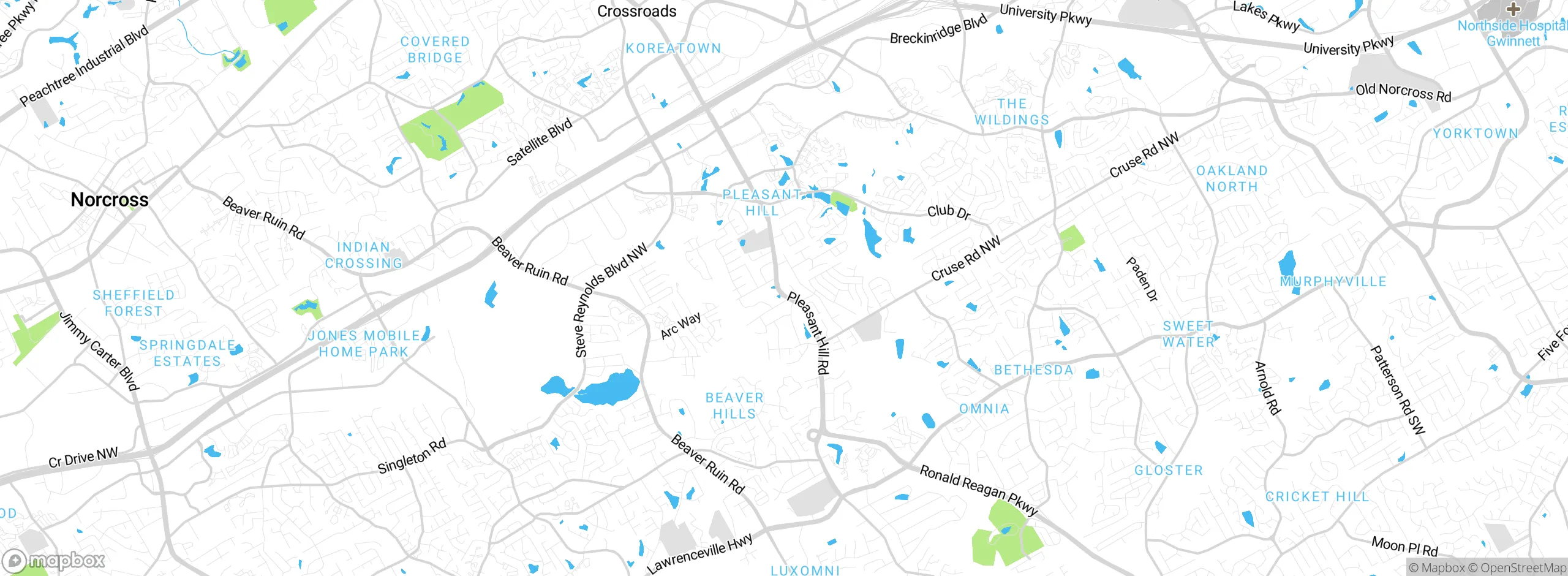 Map showing approximate location