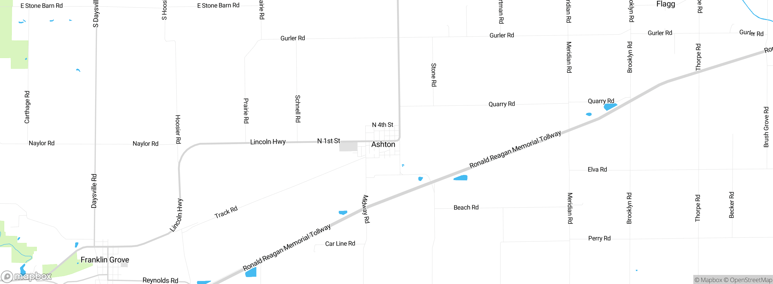 Map showing approximate location