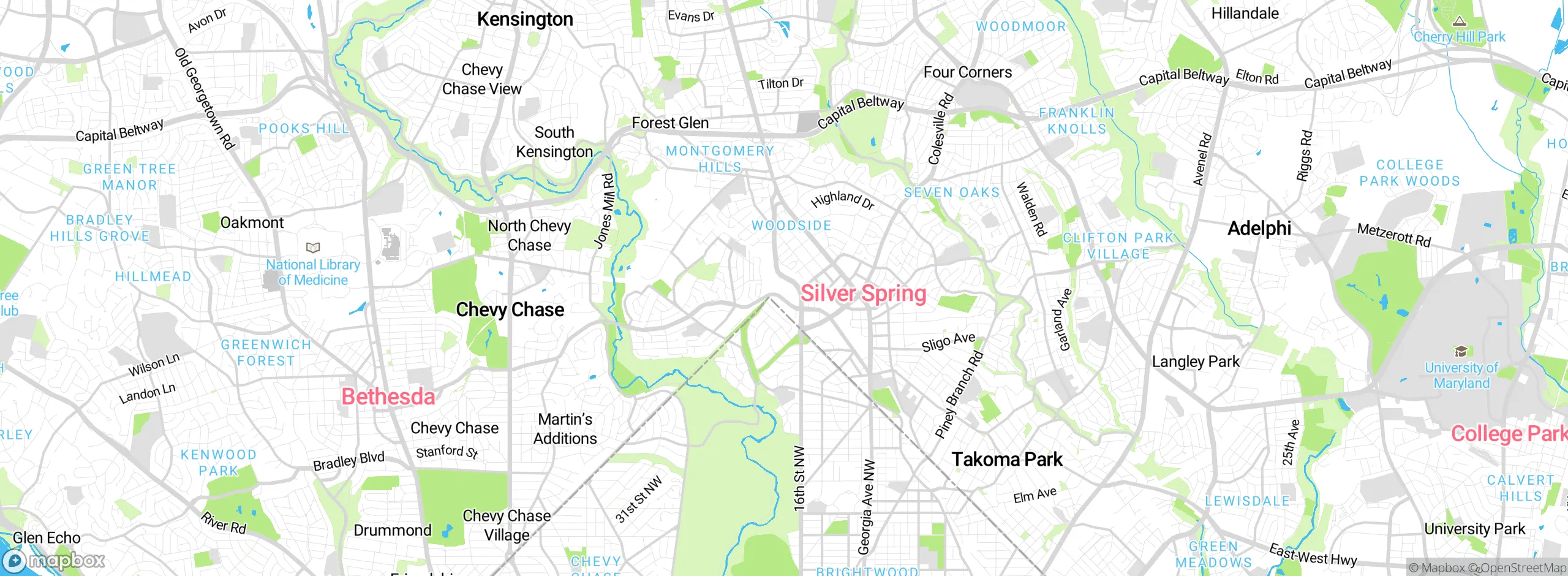Map showing approximate location
