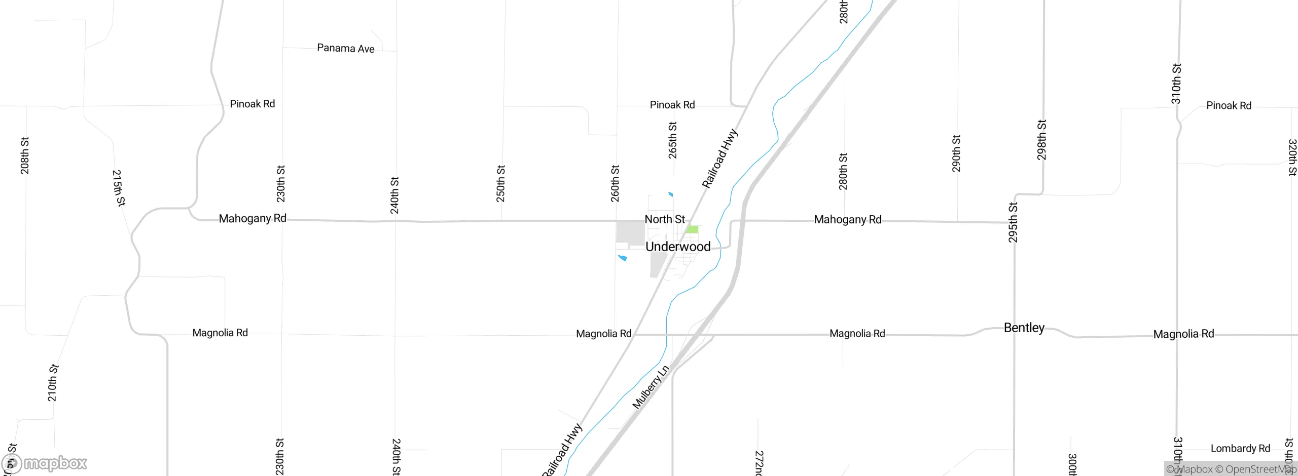 Map showing approximate location