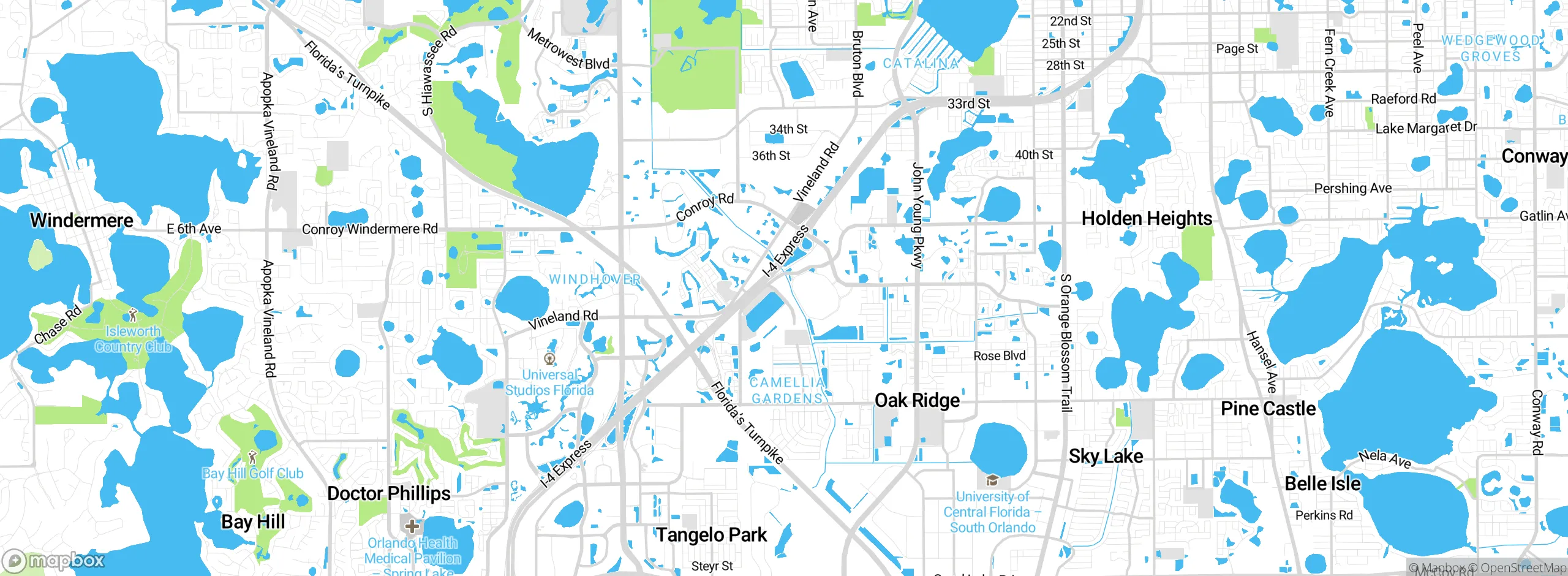 Map showing approximate location