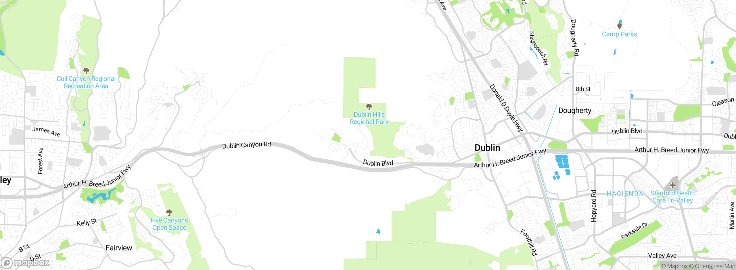 Map showing approximate location