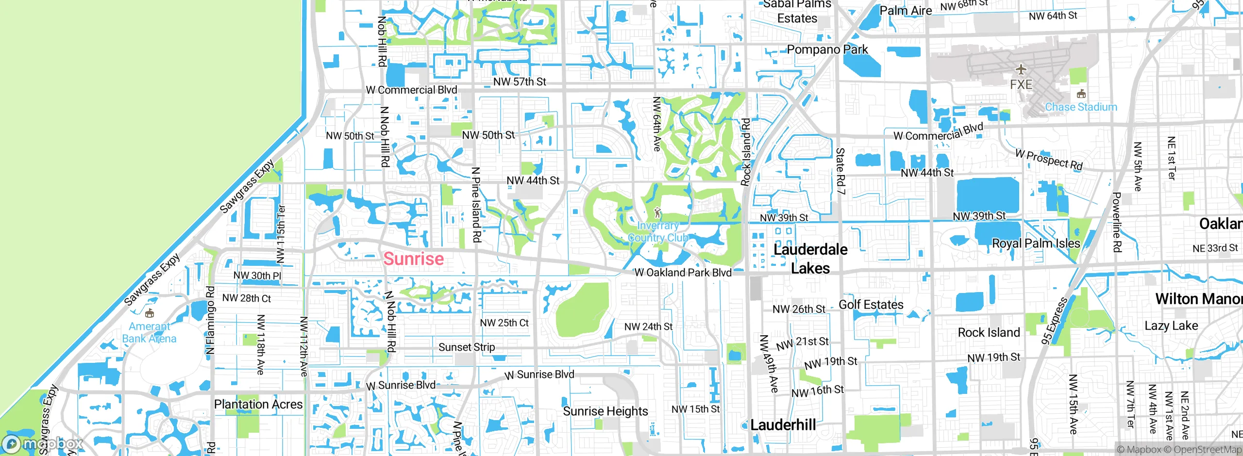 Map showing approximate location
