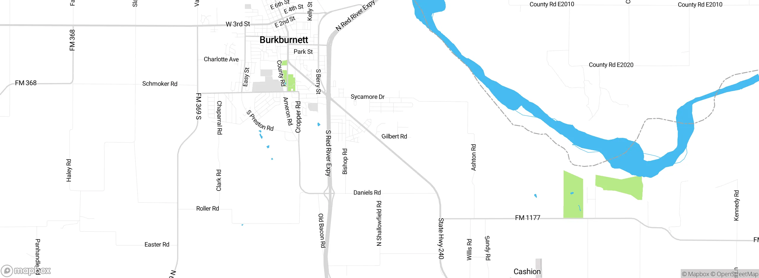 Map showing approximate location