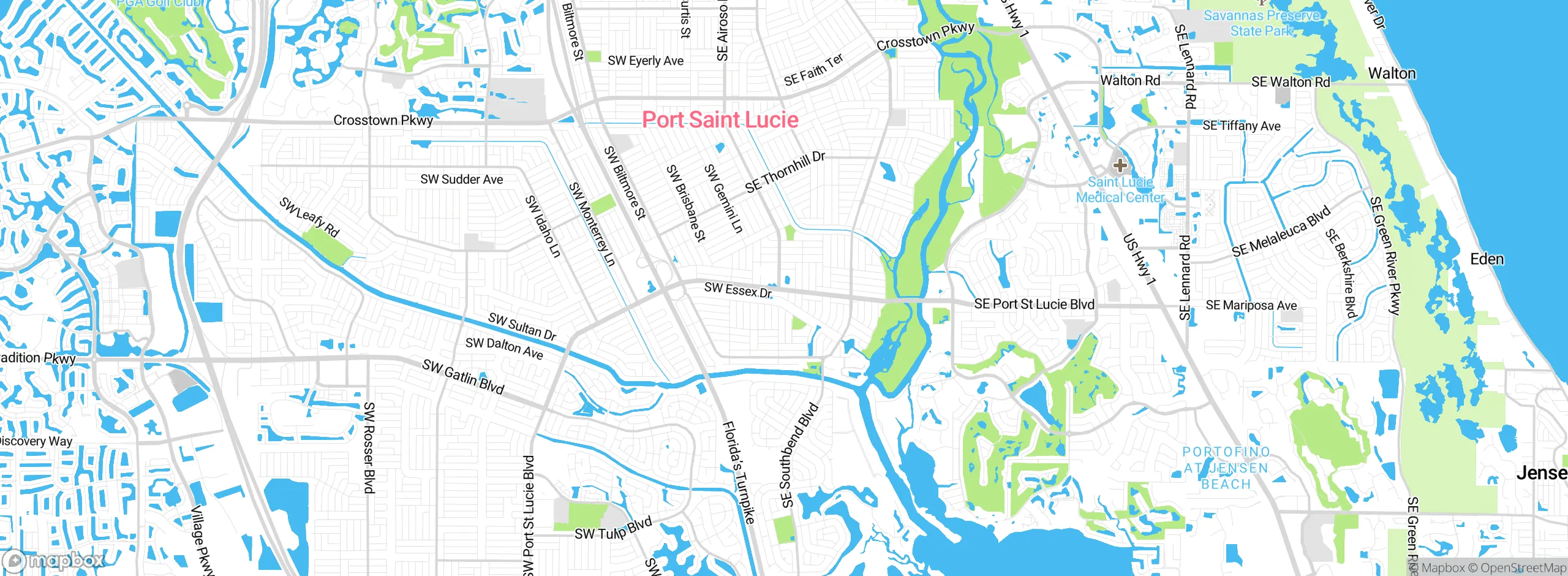Map showing approximate location