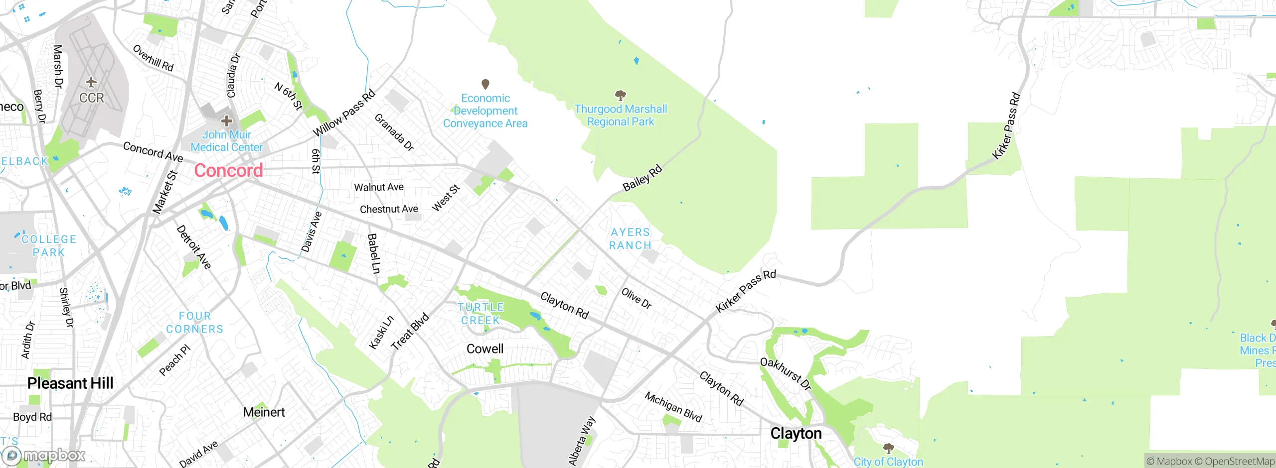 Map showing approximate location