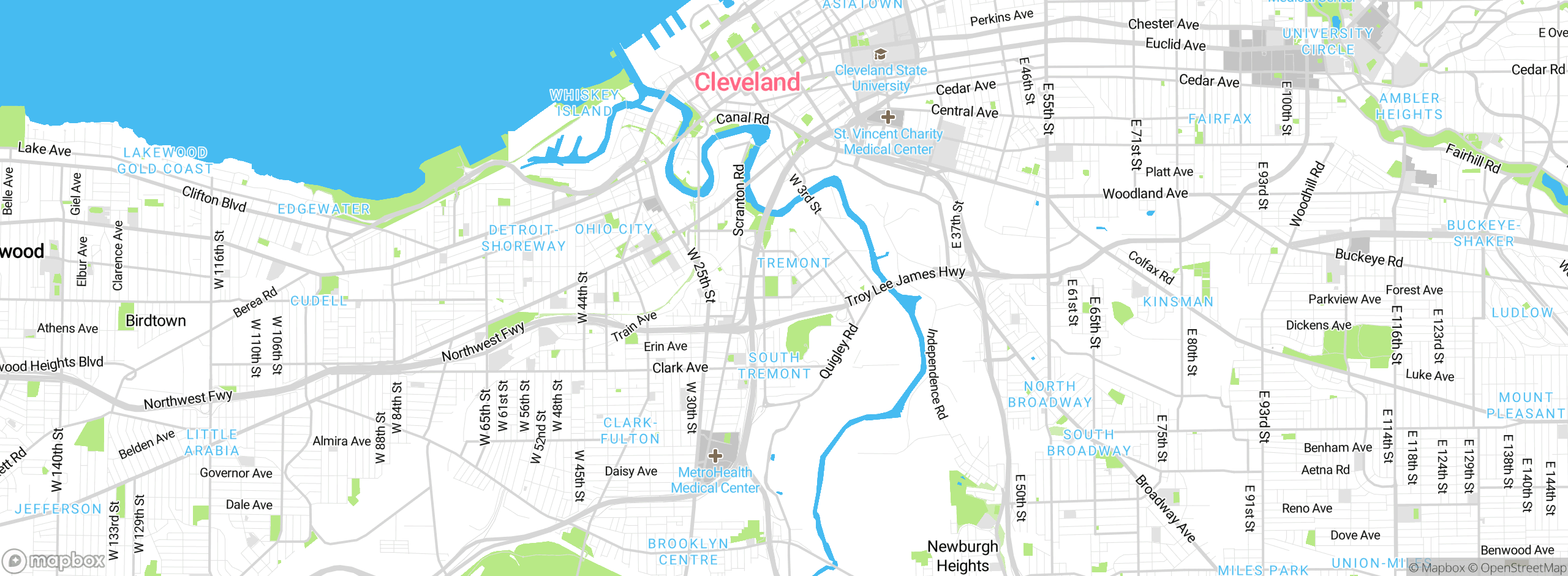 Map showing approximate location