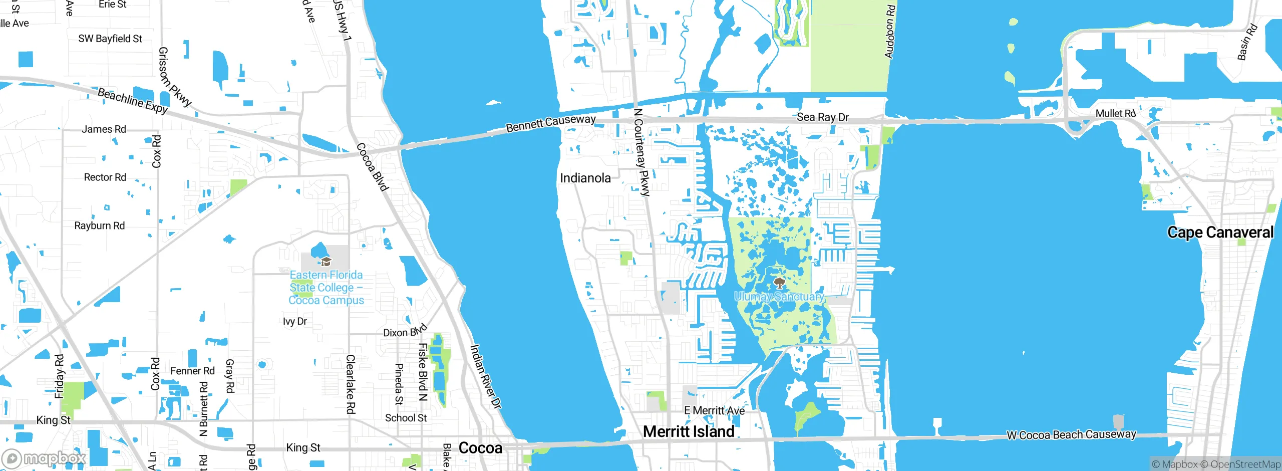 Map showing approximate location