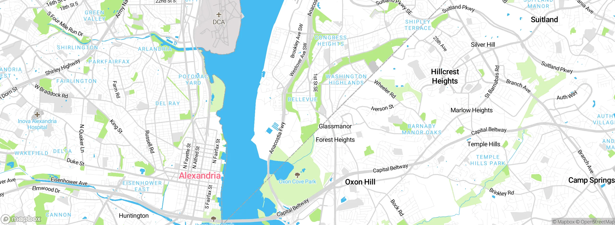 Map showing approximate location