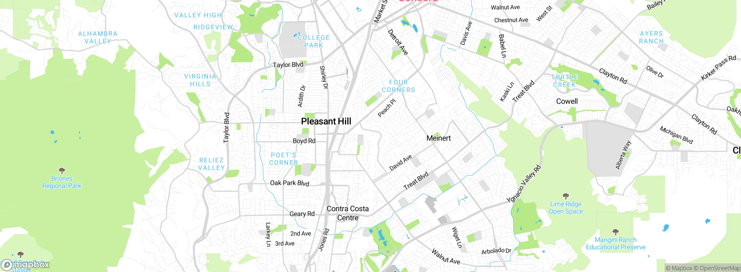Map showing approximate location