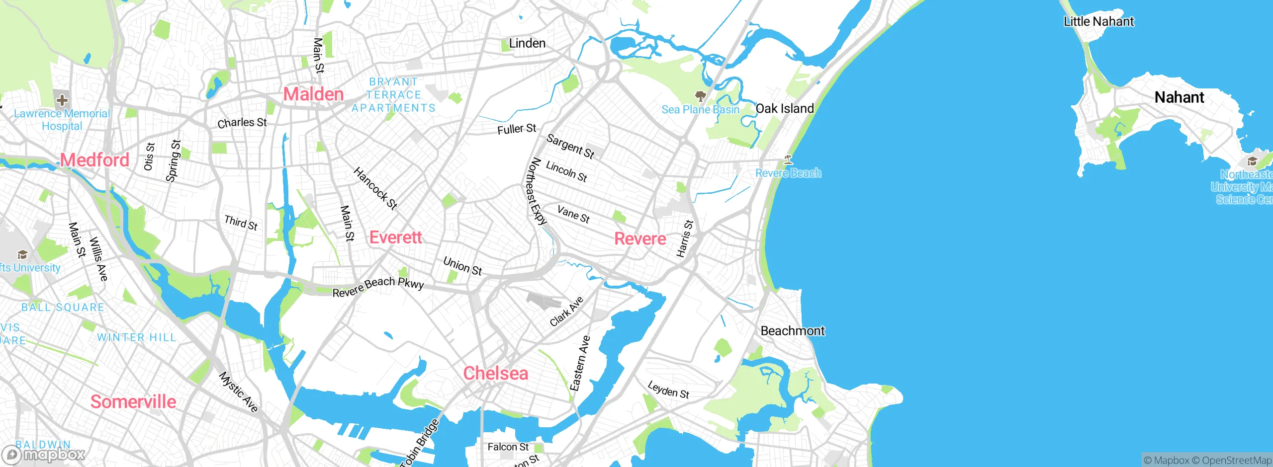 Map showing approximate location