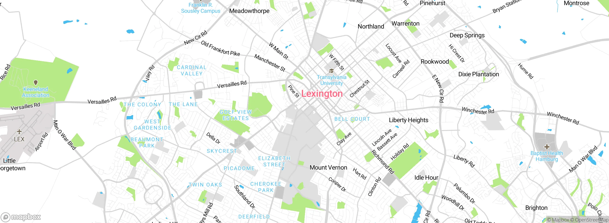 Map showing approximate location