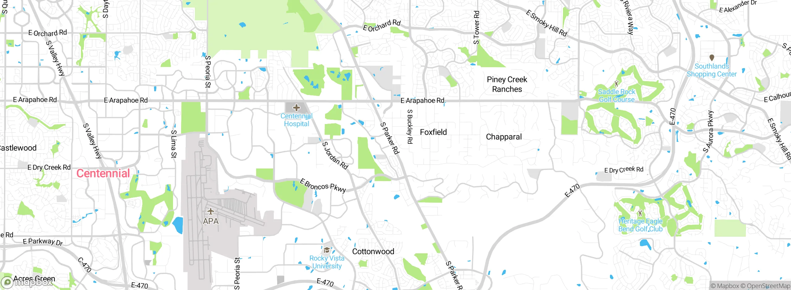 Map showing approximate location