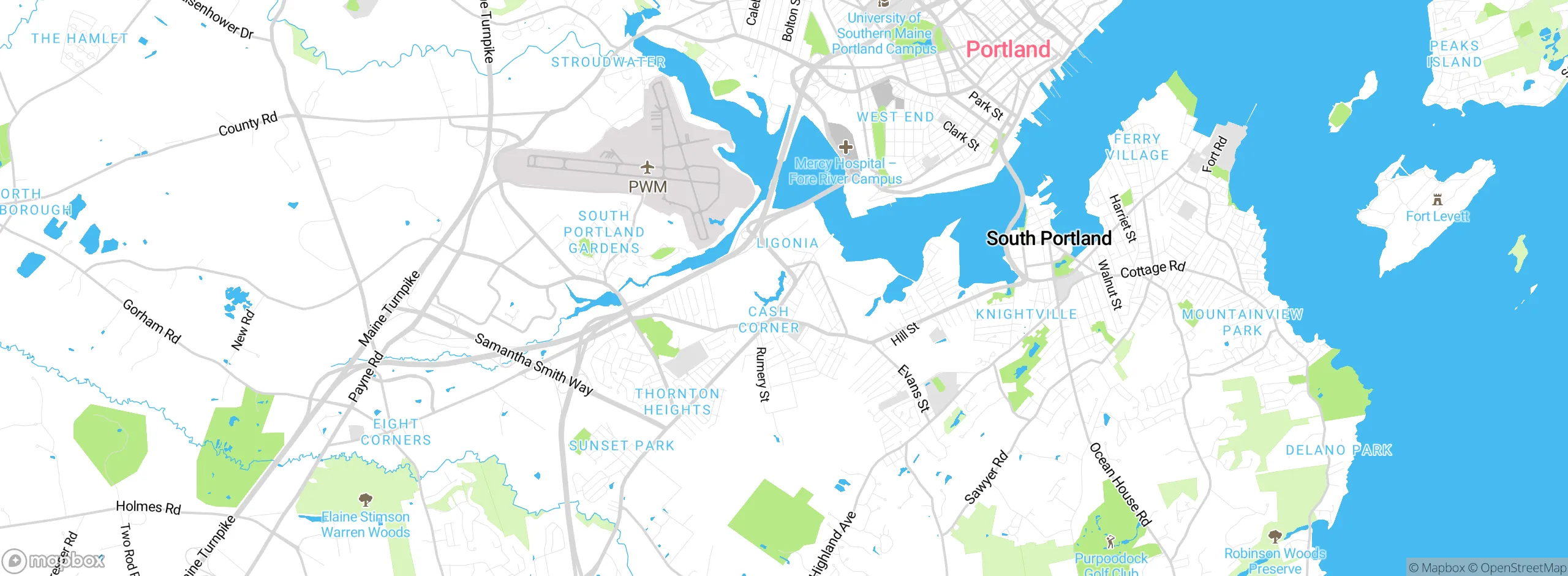 Map showing approximate location