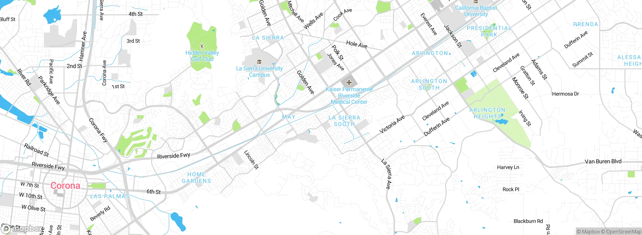 Map showing approximate location