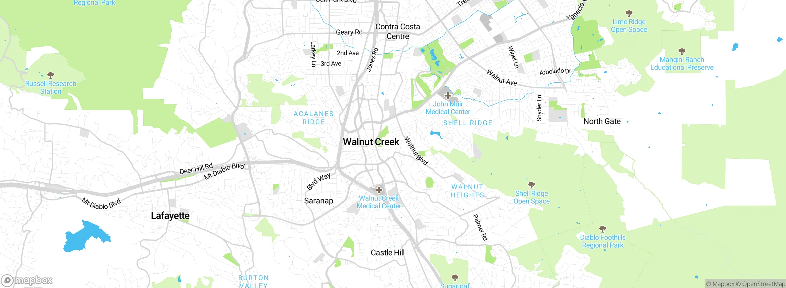 Map showing approximate location