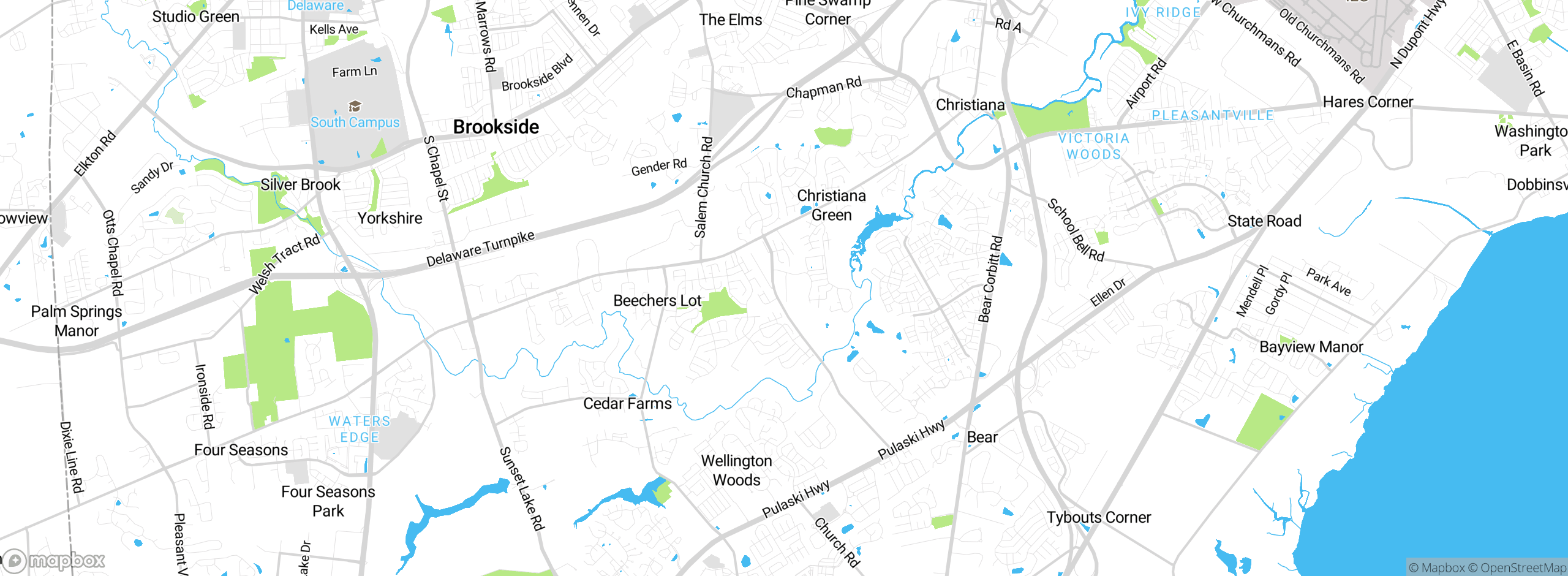 Map showing approximate location