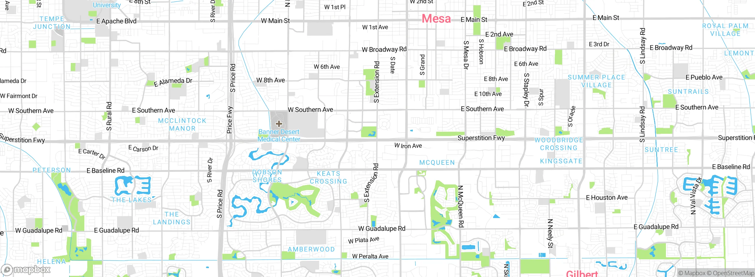 Map showing approximate location