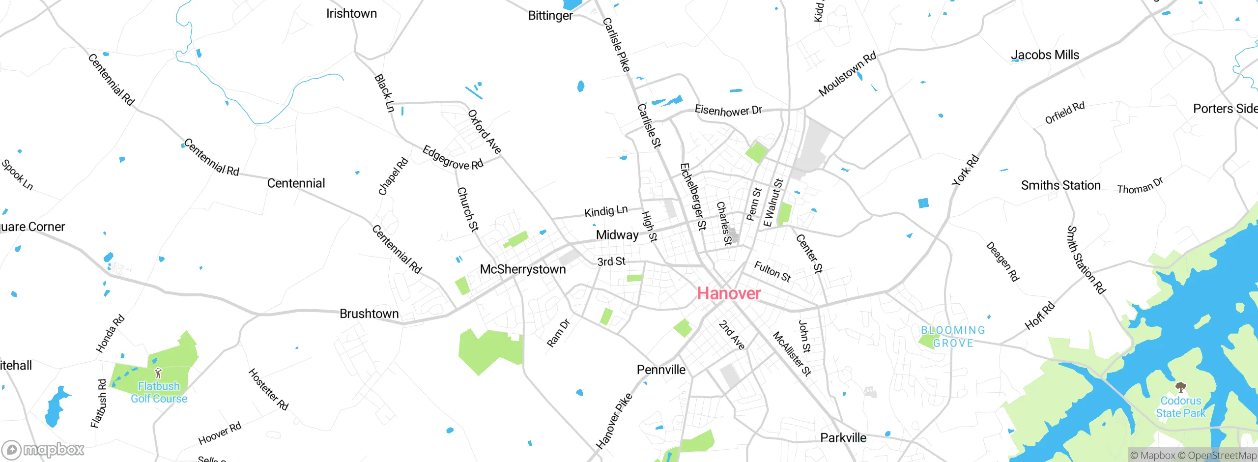 Map showing approximate location