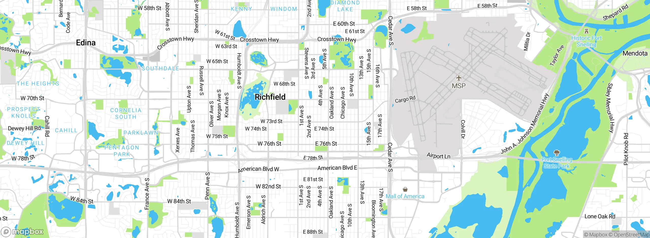 Map showing approximate location