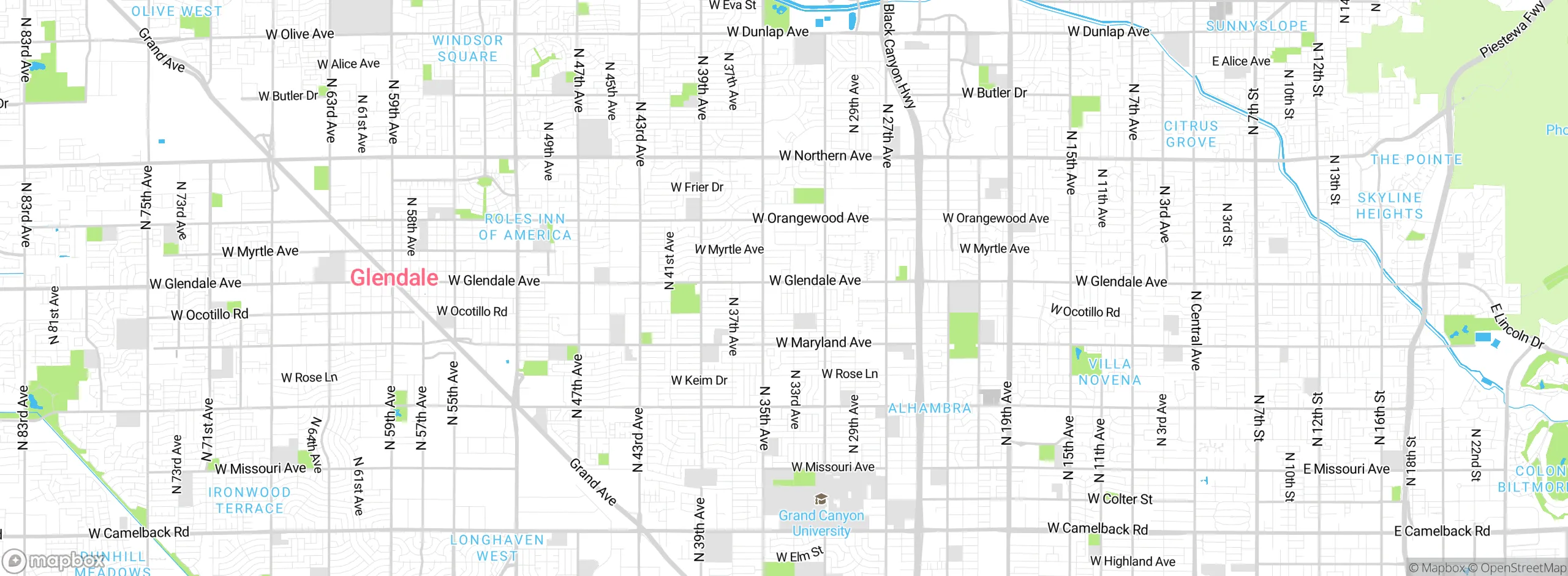 Map showing approximate location