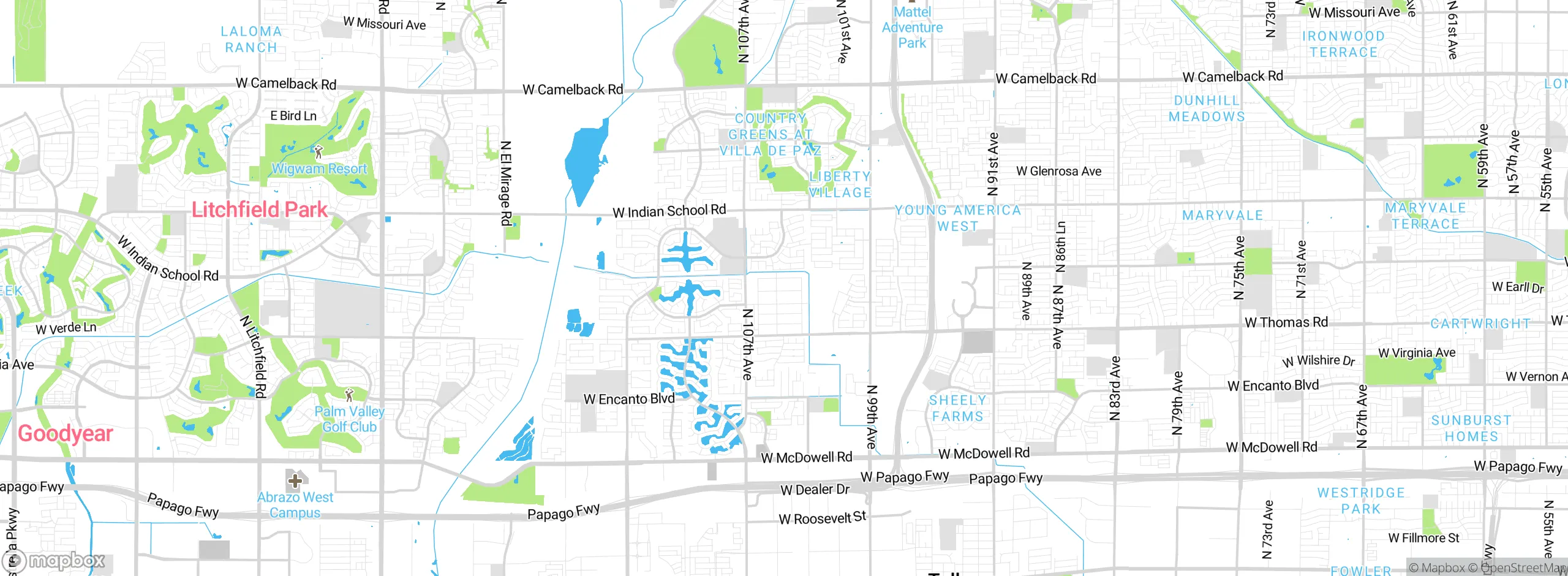 Map showing approximate location