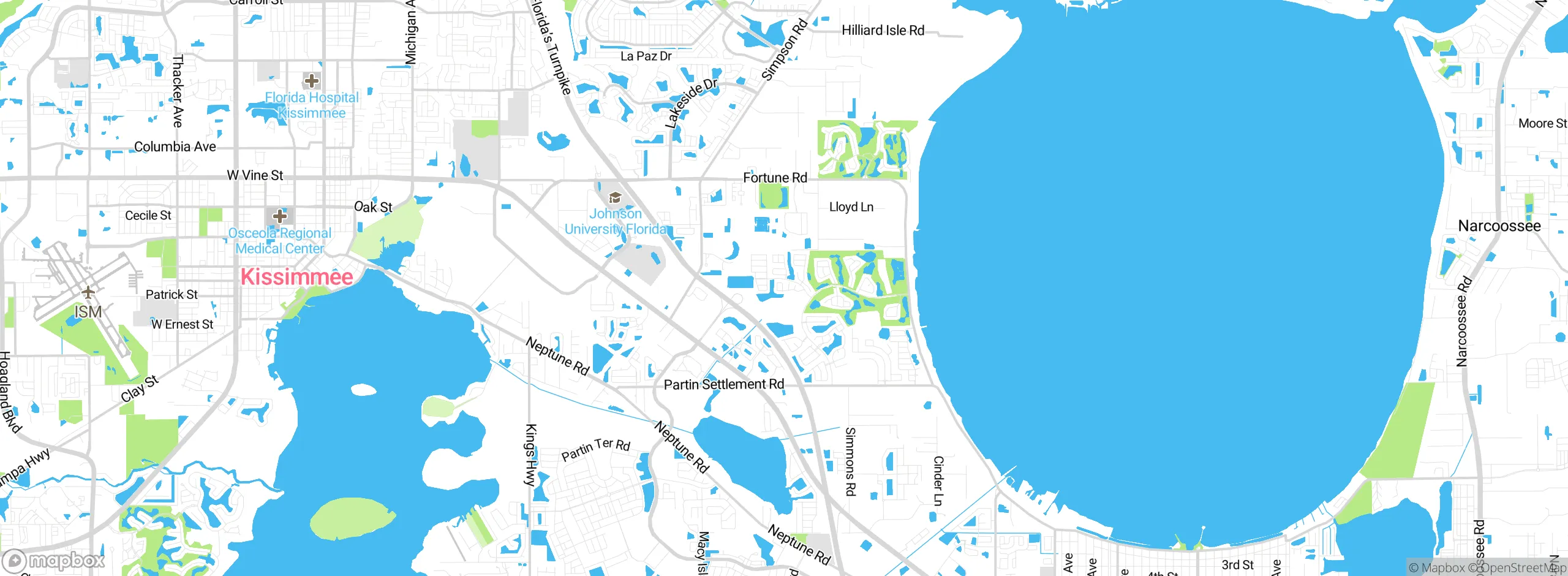 Map showing approximate location