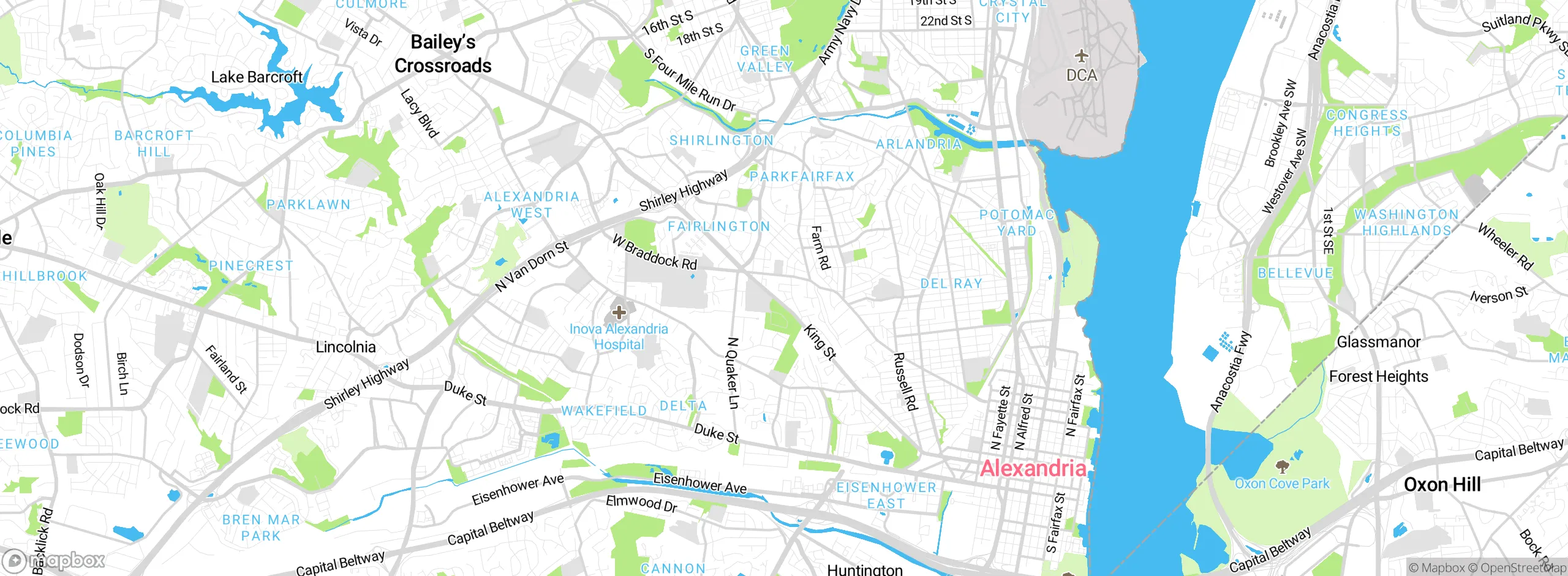 Map showing approximate location