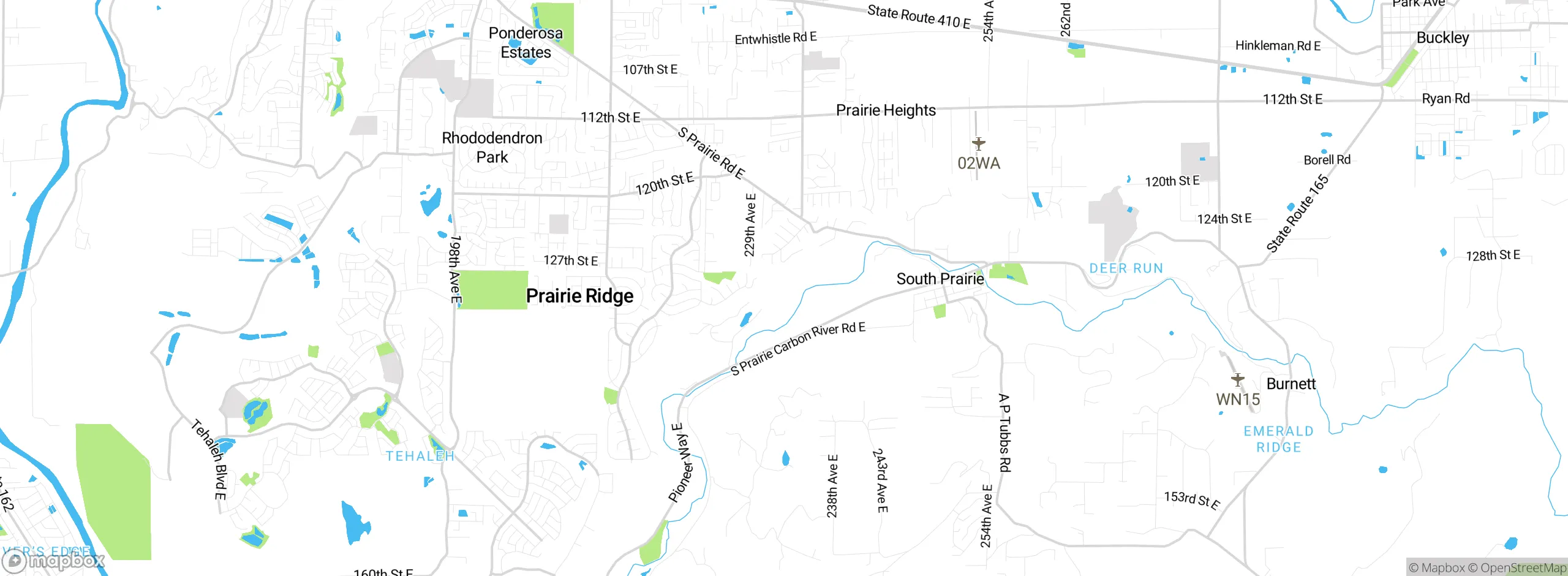 Map showing approximate location