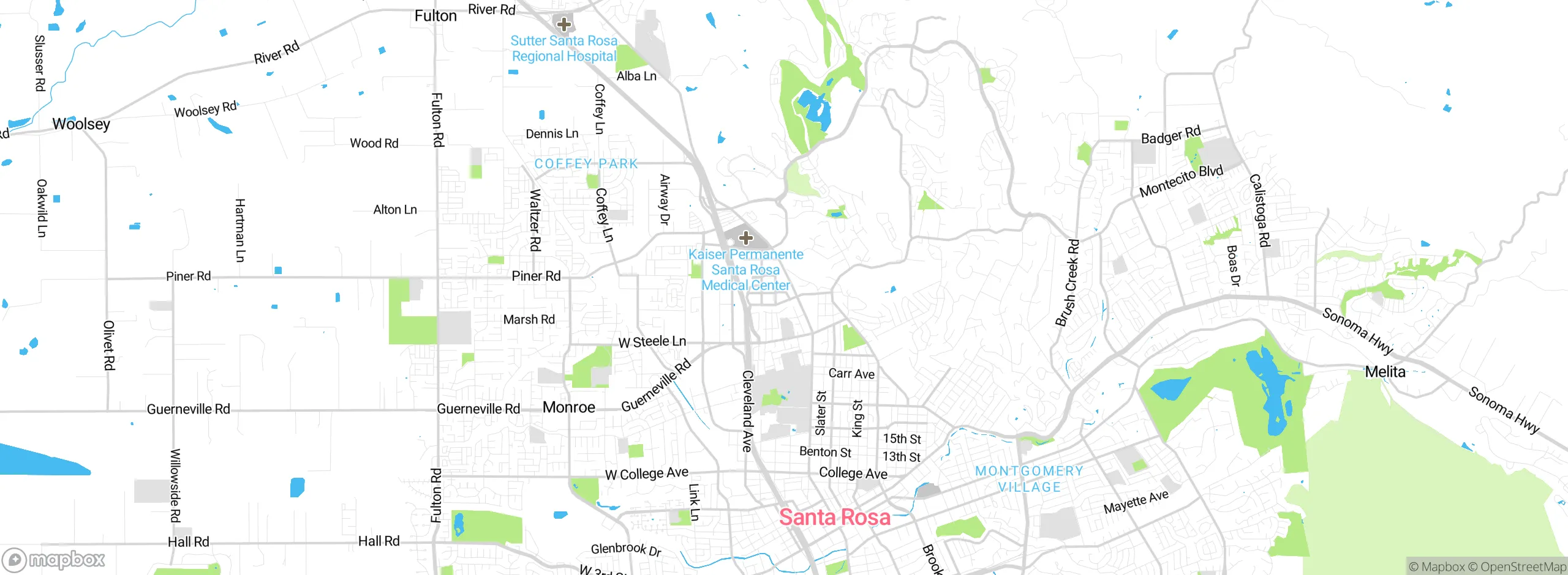 Map showing approximate location