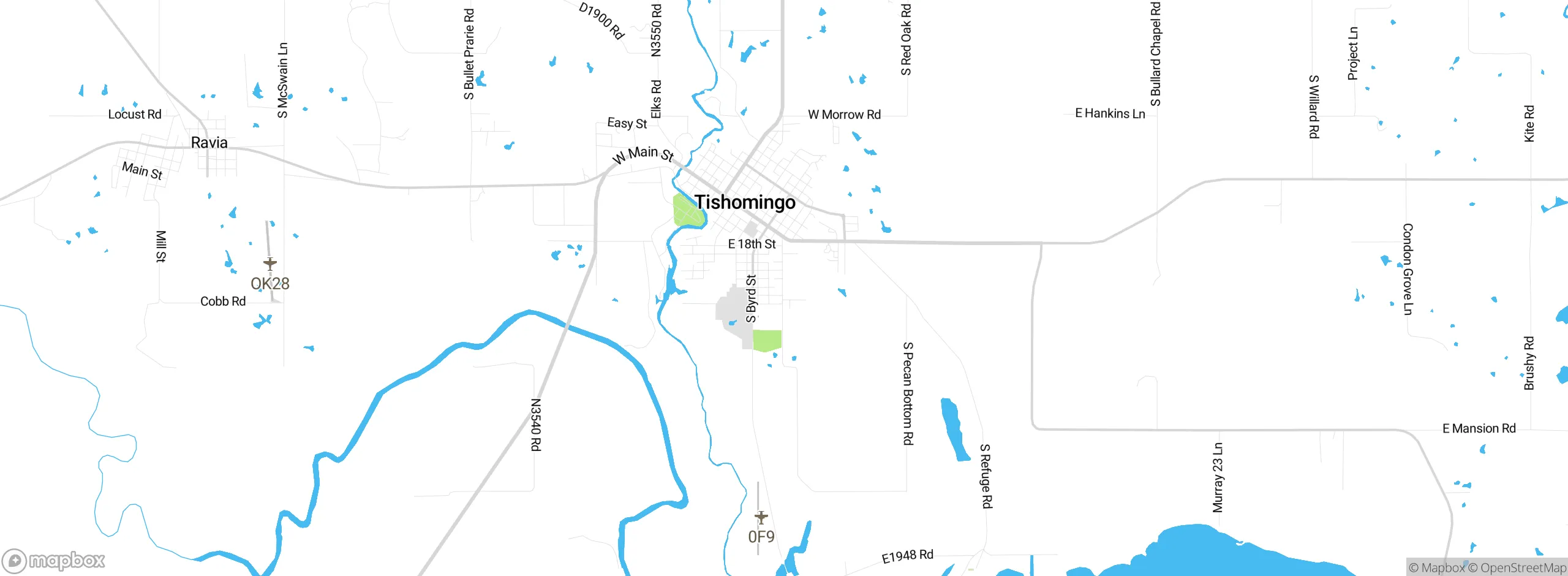 Map showing approximate location