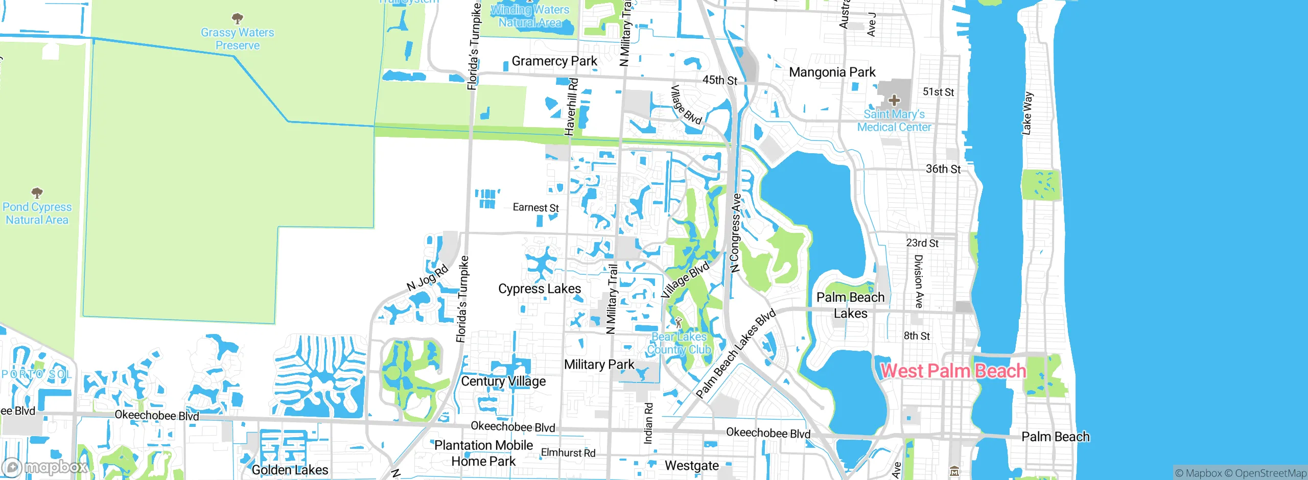 Map showing approximate location