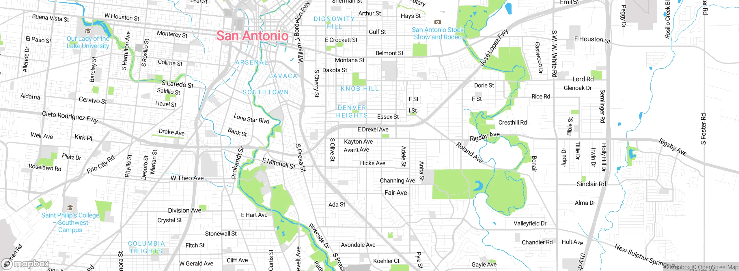Map showing approximate location